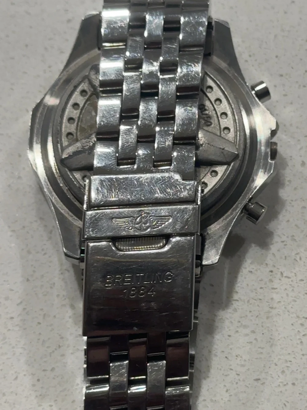 Breitling for Bentley Stainless Steel Men's Watch (description below).
